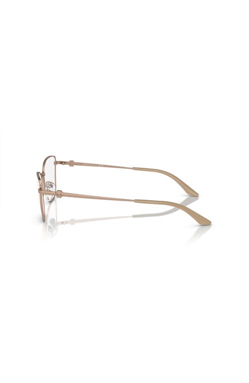 Armani Exchange 53mm Cat Eye Optical Glasses In Gold