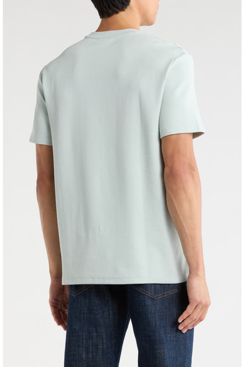 Micro Waffle T-Shirt, Alternate, color, PALE MEADOW