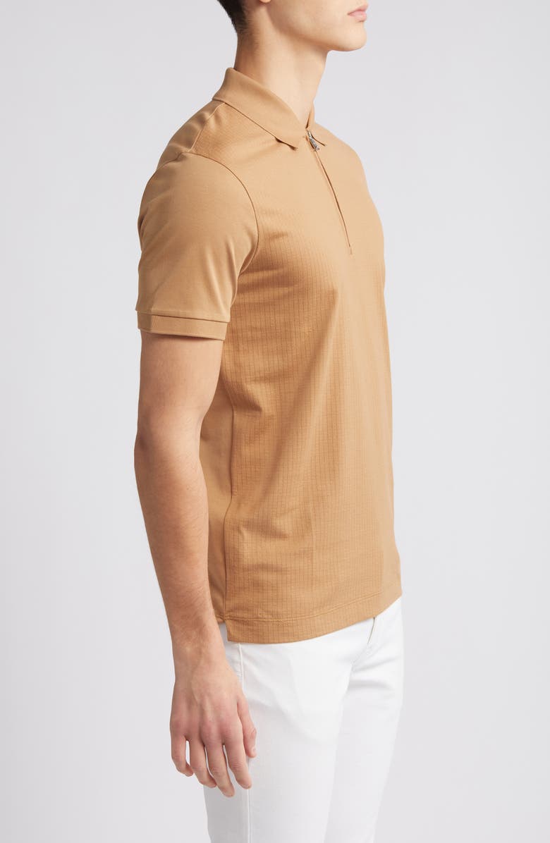 BOSS Polston Half Zip Polo, Alternate, color, 
