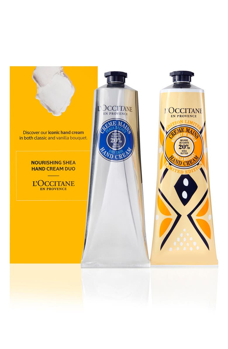 L'Occitane Nourishing Shea Hand Cream Set, Main, color, 