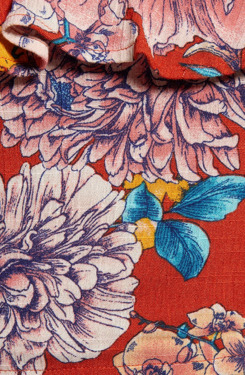 Band of Gypsies Camellia Off the Shoulder Crop Top, Alternate, color, 