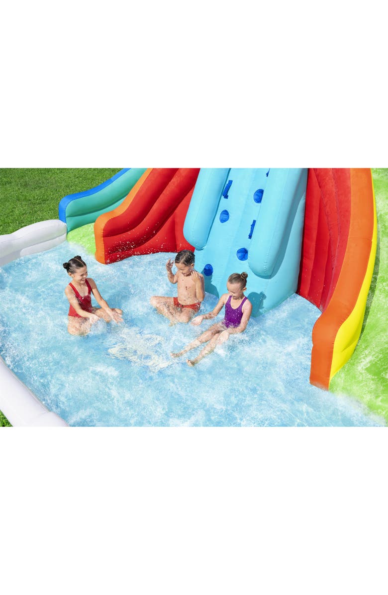 H2OGO! Bestway H2OGO! Let It RainInflatable Mega Water Park with Extra Large Splash Pool and Built-in Sprayers, Alternate, color,