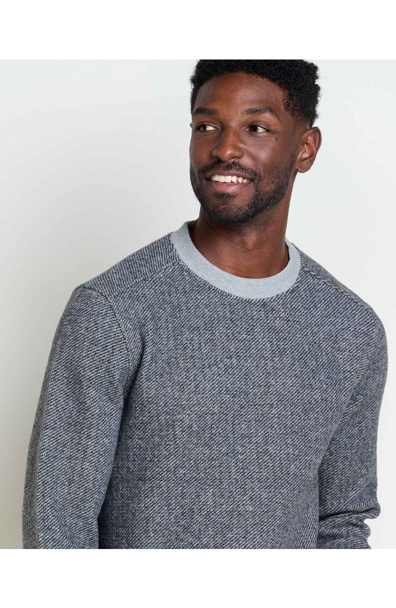 Toad & Co Kennicott Crew, Alternate, color, Heather Grey Twill