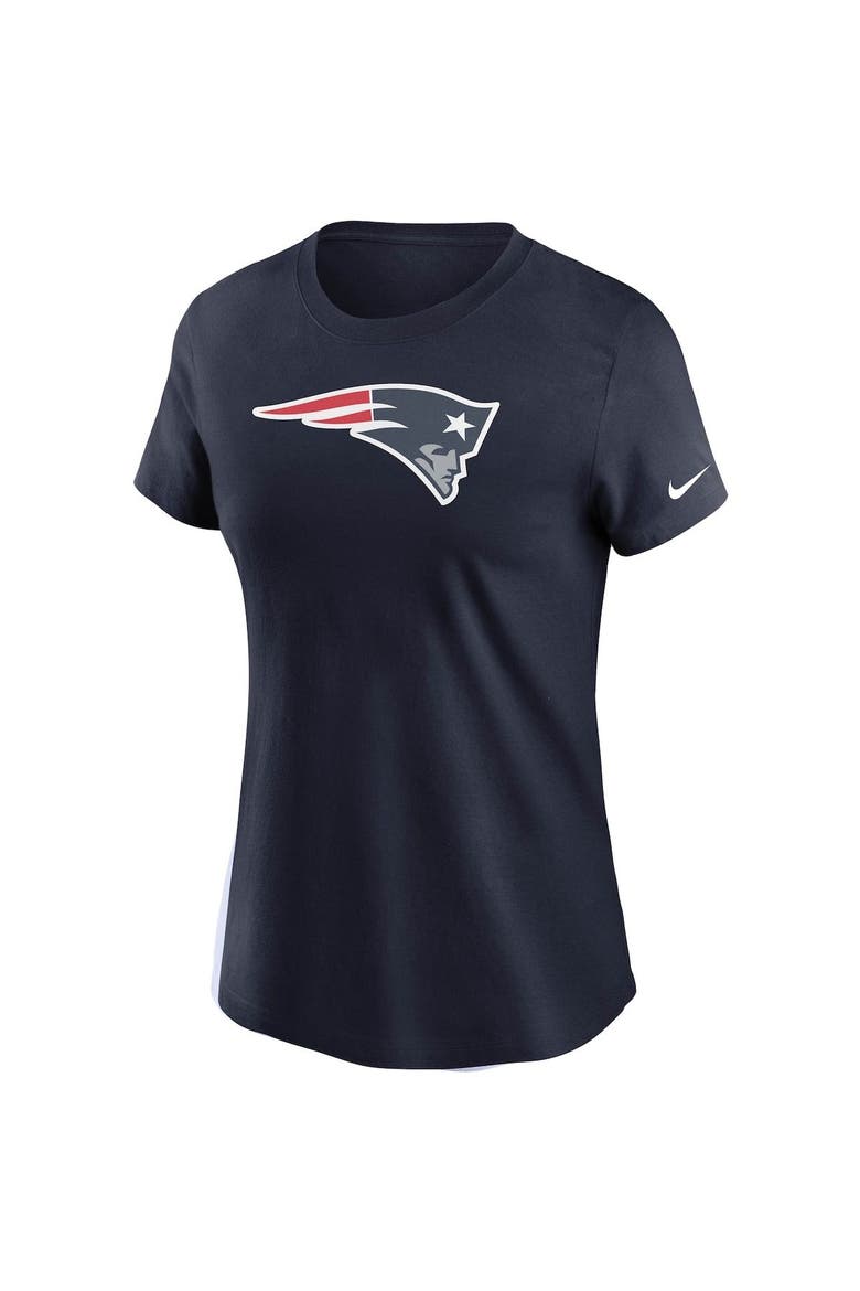 Women's Nike Navy New England Patriots Logo Essential T-Shirt, Alternate, color, Navy