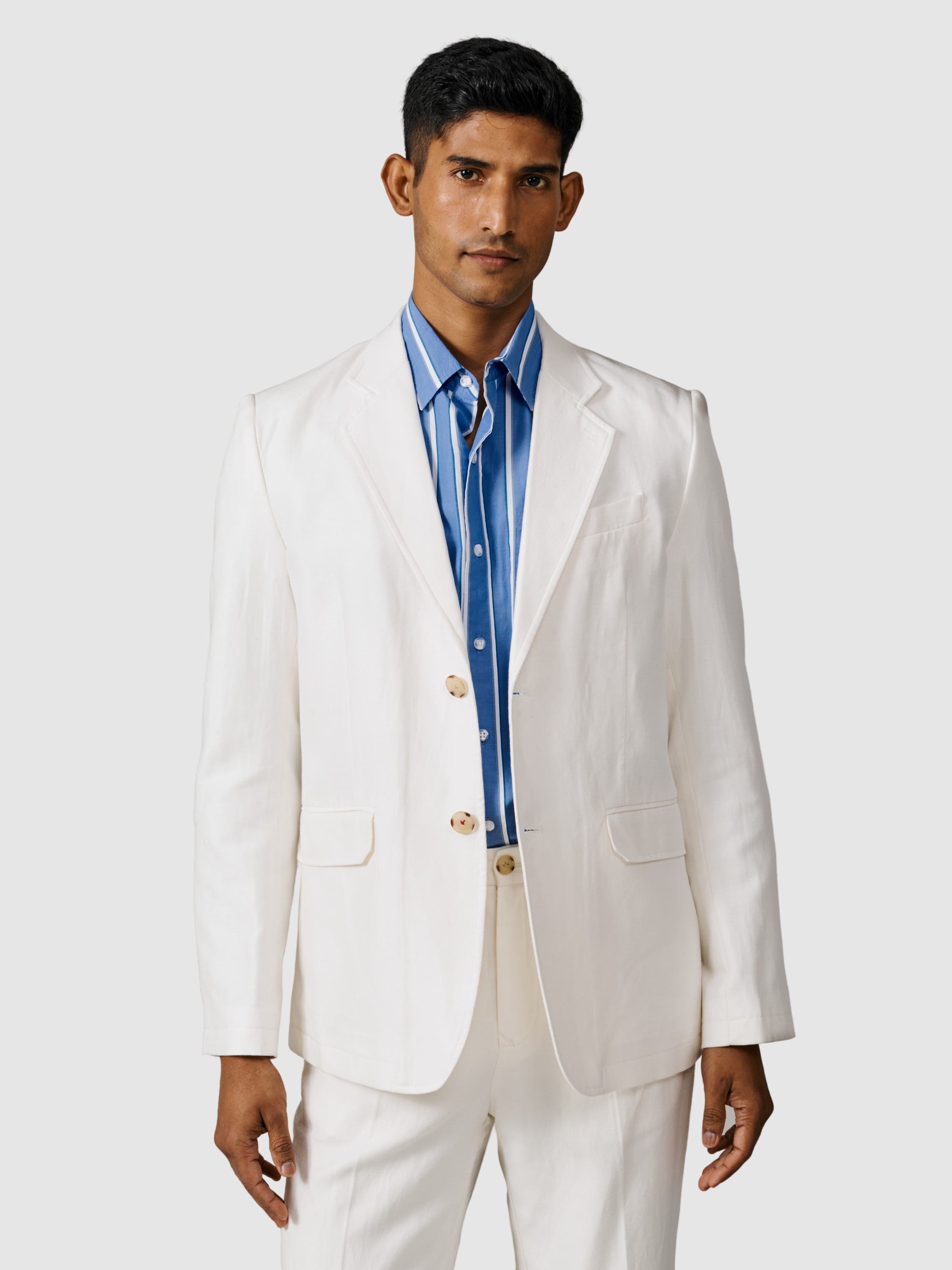 Axholme Tailored Linen Blend Blazer - image 1