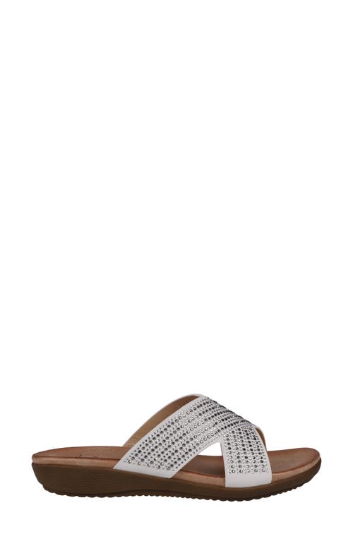 Gc Shoes Sharlene Comfort Slide Sandal In Off White