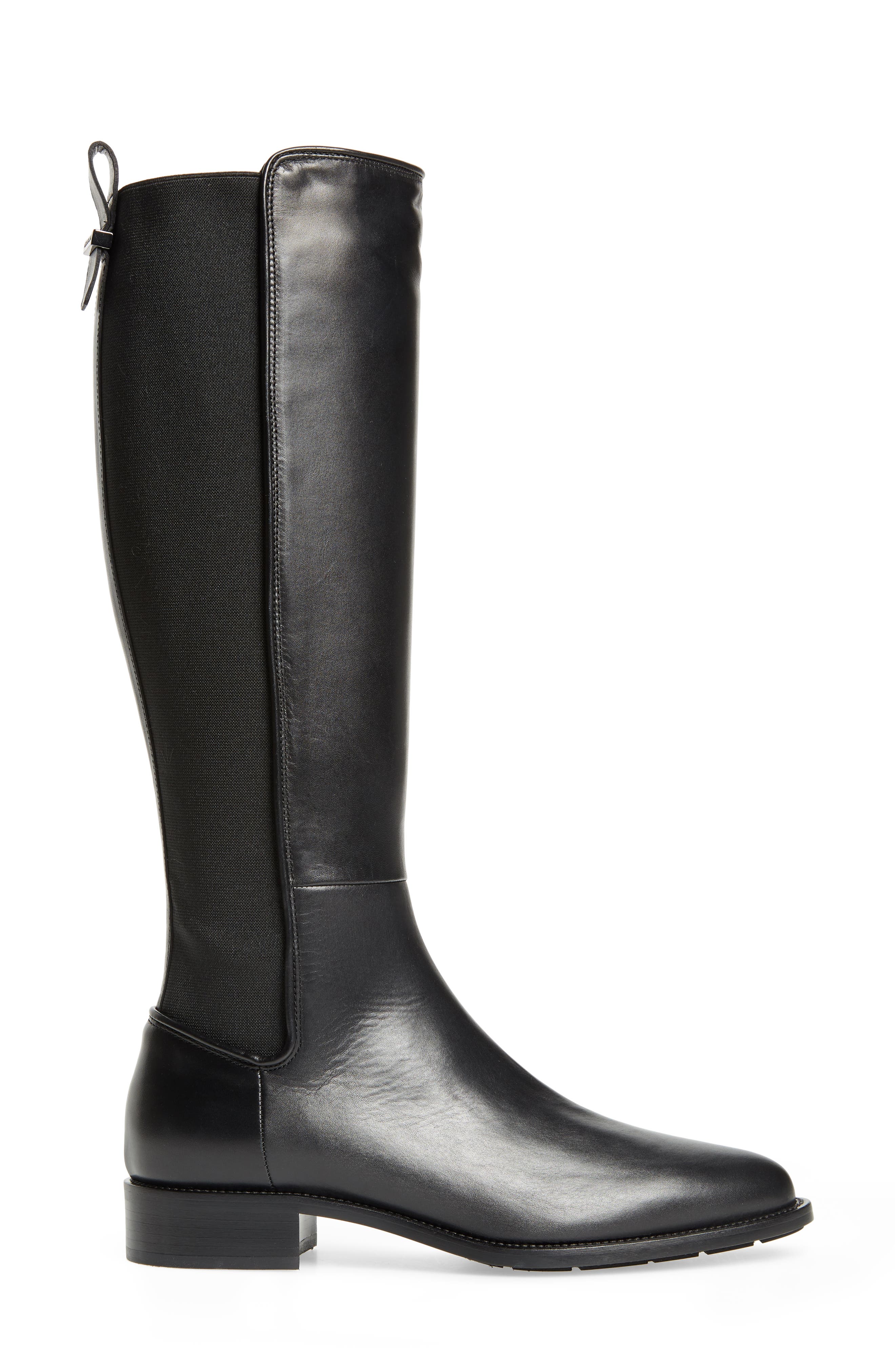 Nastia Water Resistant Boot, Alternate, color, BLACK