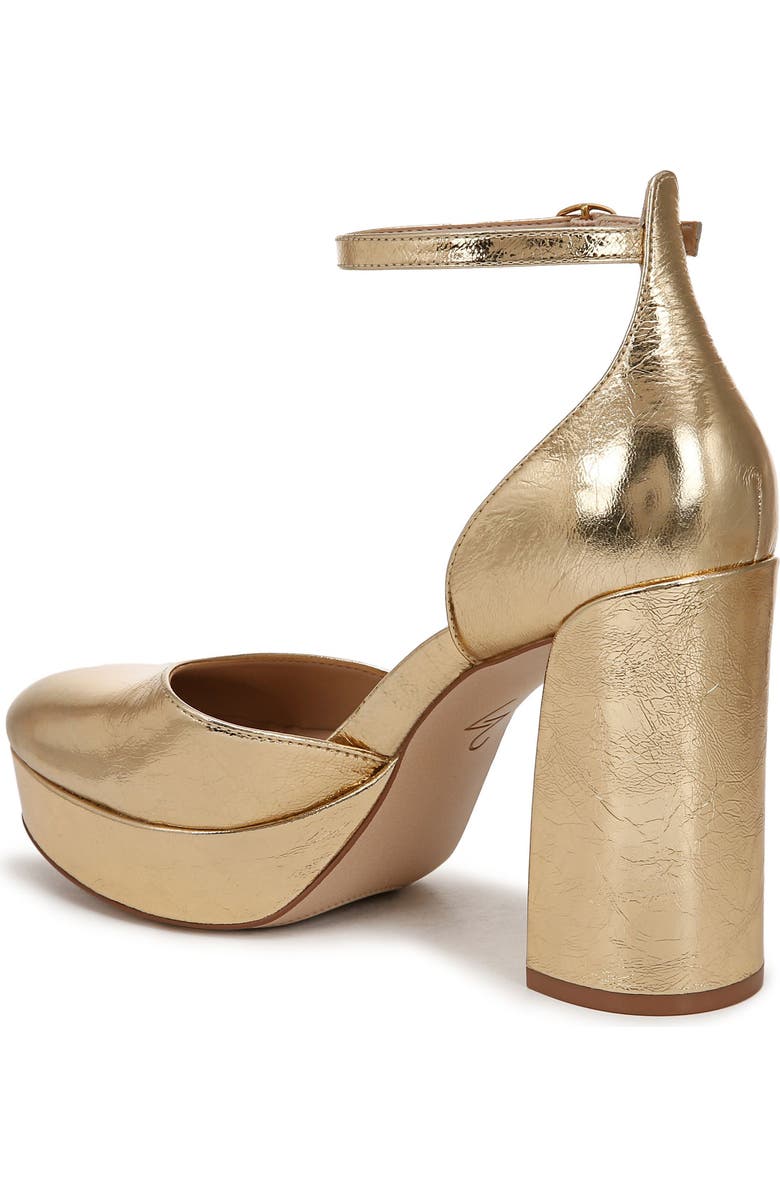 27 EDIT Naturalizer Giovanna Ankle Strap Platform Pump, Alternate, color, Dark Gold