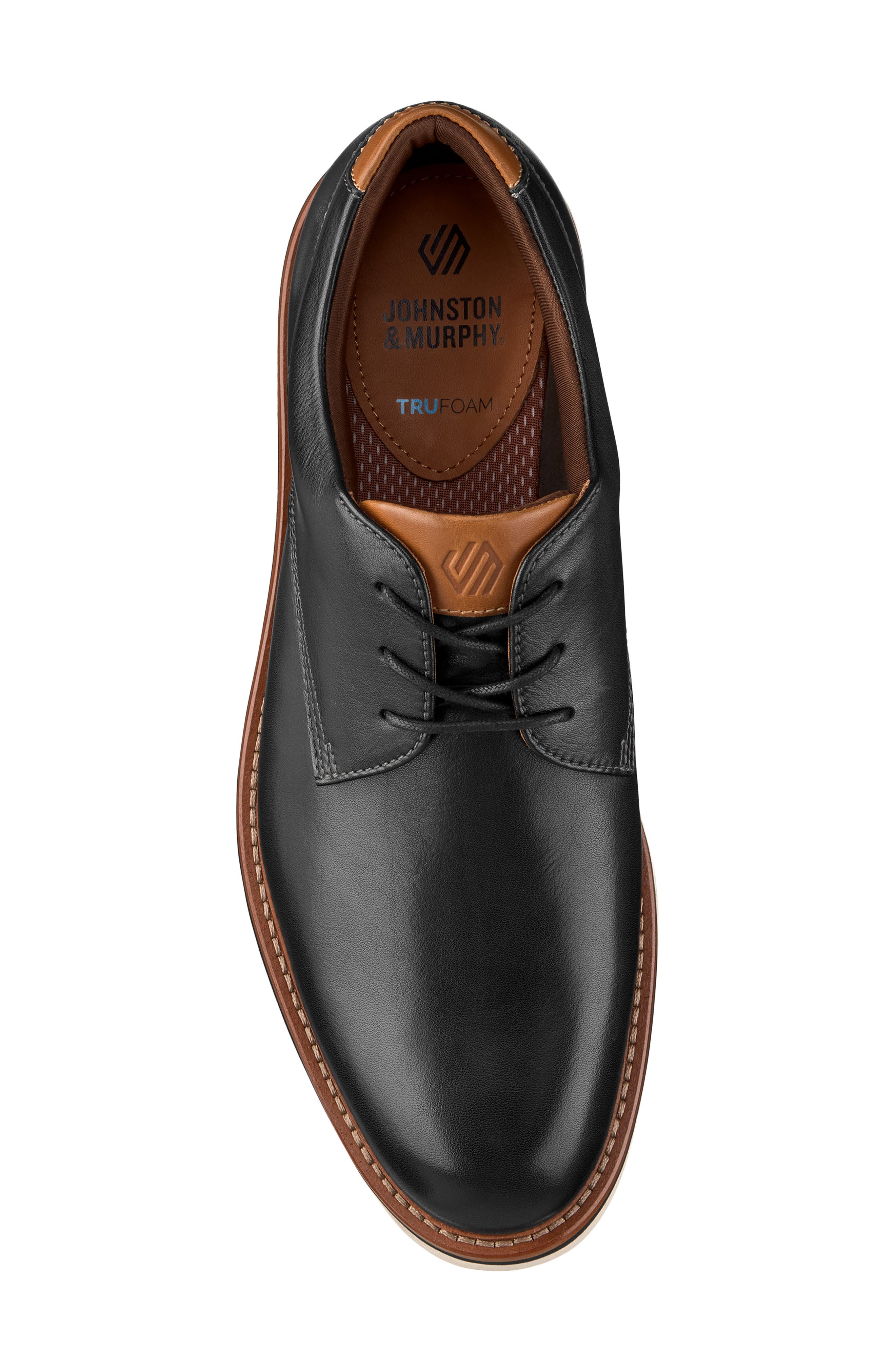 Johnston & Murphy Tyson Plain Toe Derby, Alternate, color, 