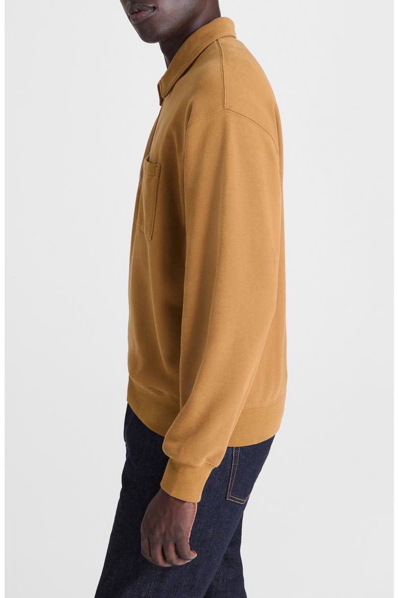 The McCarren Midweight Quarter Zip Sweatshirt, Alternate, color, BRONZED KHAKI
