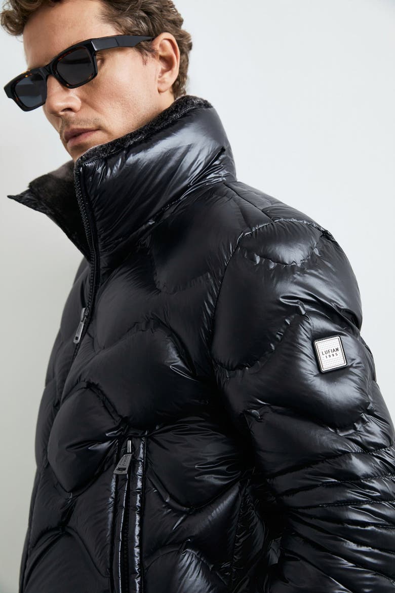Moy Men's Goose Down Puffer Jacket, Alternate, color, Black
