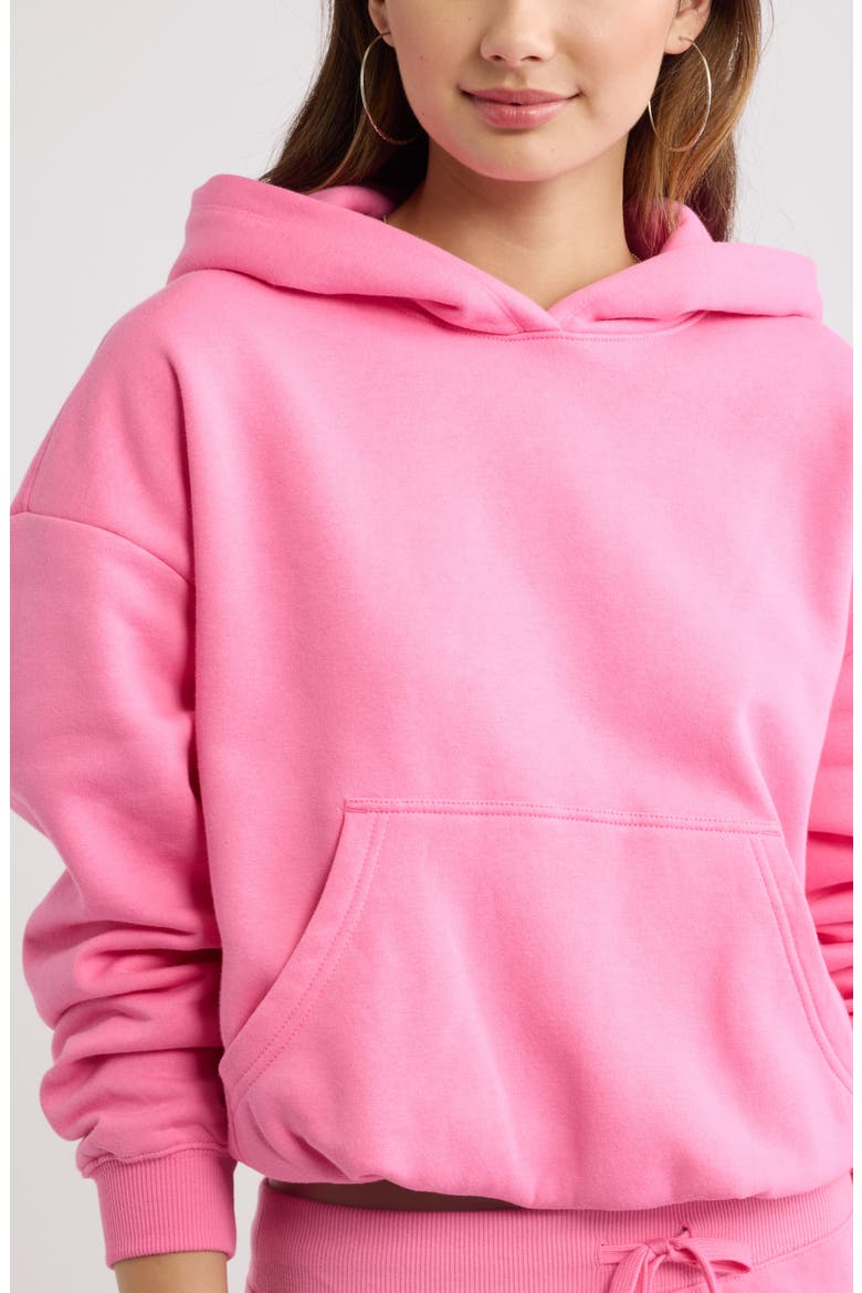 Bubble Hoodie, Alternate, color, PINK AURORA