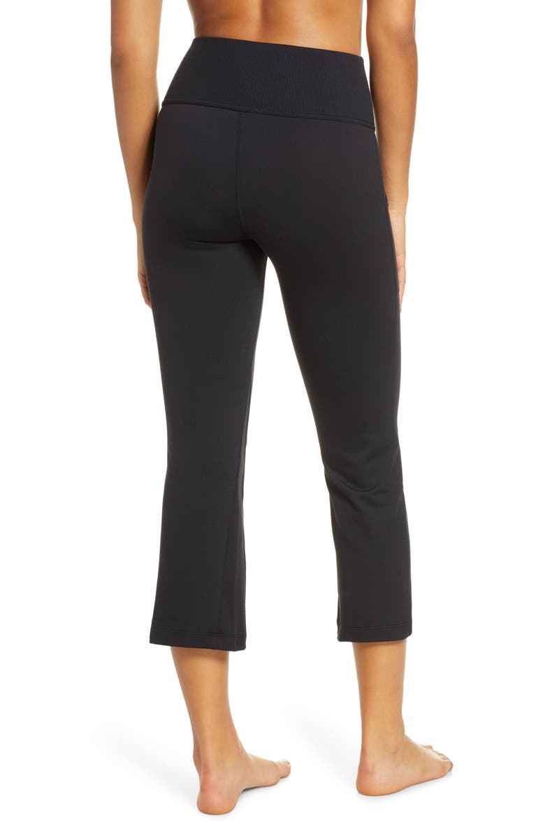 Zella Live In High Waist Crop Kick Flare Leggings, Alternate, color,