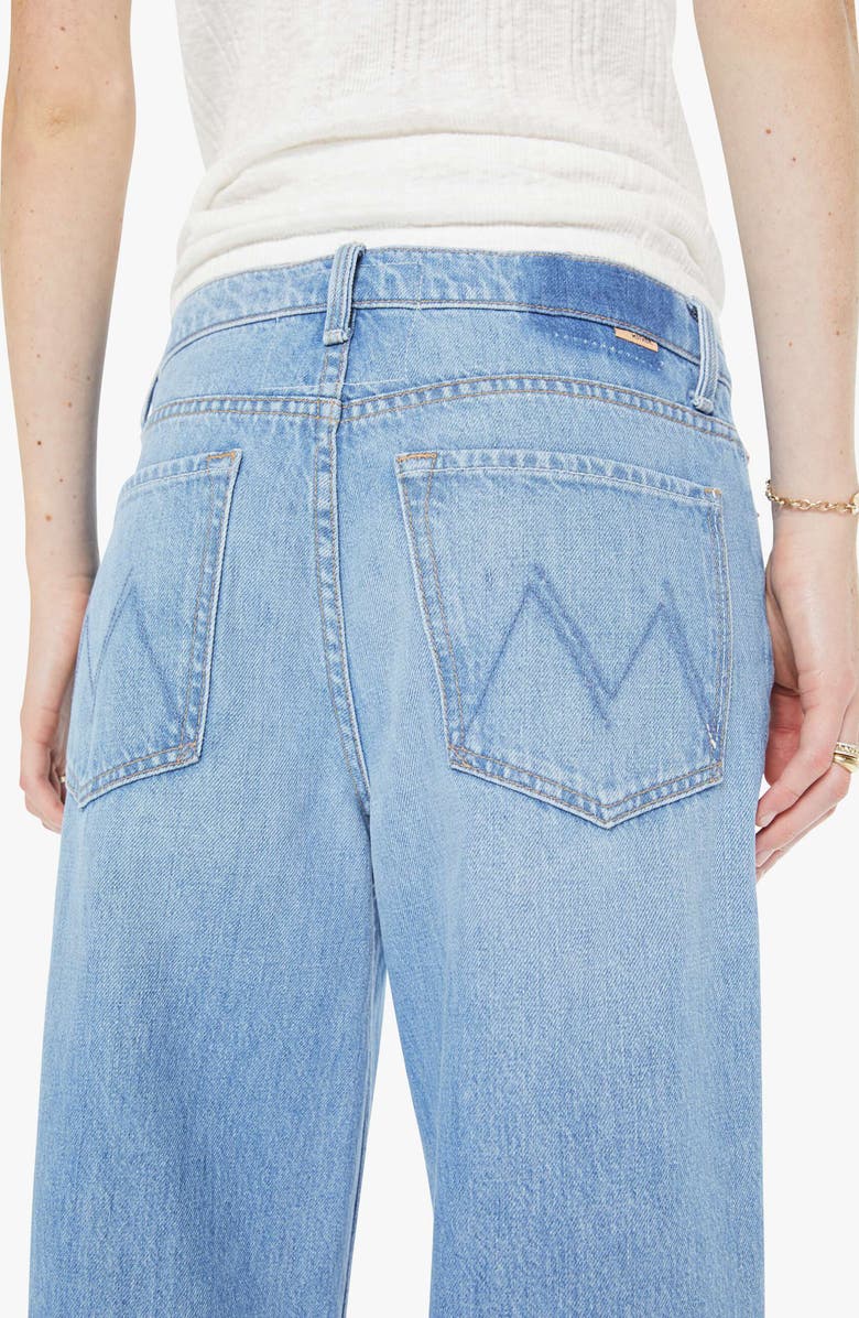 MOTHER The Rerun Zip Sneak Wide Leg Jeans, Alternate, color, Last Bite