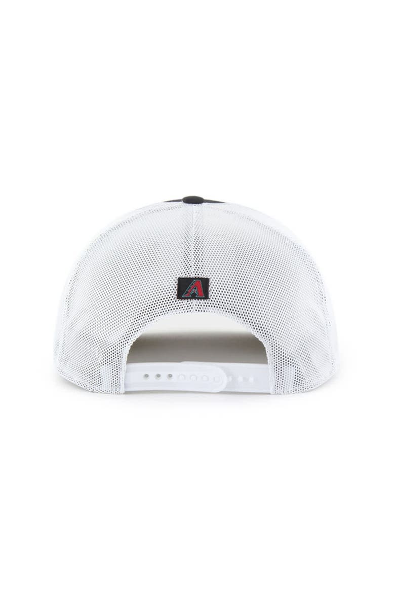'47 Men's '47 Black/White Arizona Diamondbacks Scratch Adjustable Trucker Hat, Alternate, color, Black
