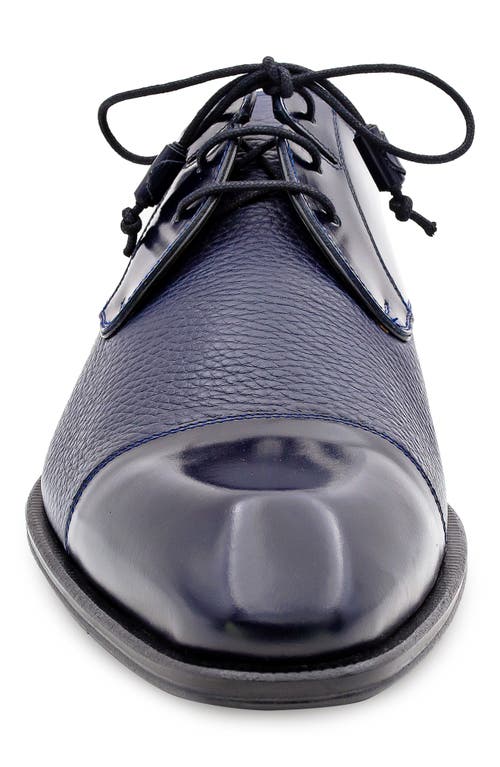 Mezlan Capello Cap Toe Derby In Blue