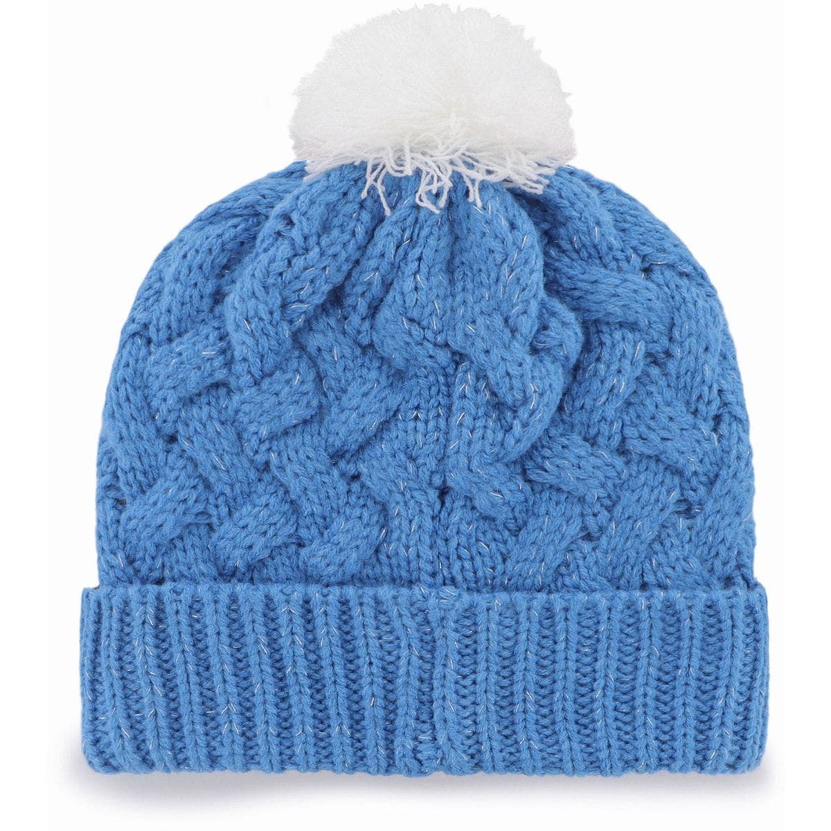 '47 Women's '47 Powder Blue Los Angeles Chargers Fiona Logo Cuffed Knit ...