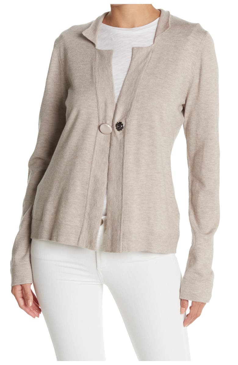 CYRUS Notch Collar Sweater Blazer, Main, color, 