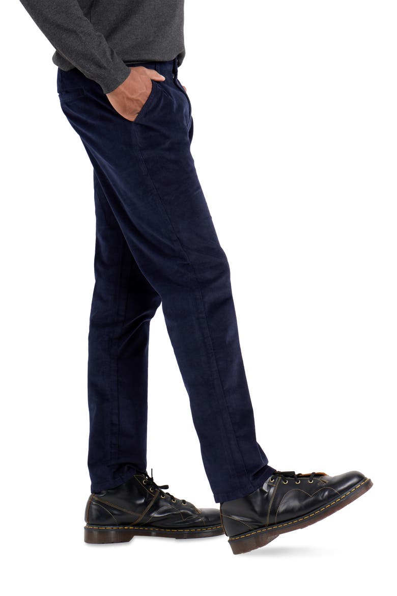Slim Fit Five-Pocket Corduroy Pants, Alternate, color, NAVY
