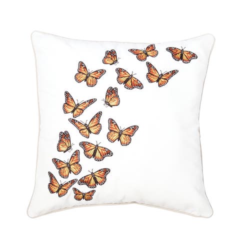 Butterfly Kaleidoscope Indoor/Outdoor Pillow