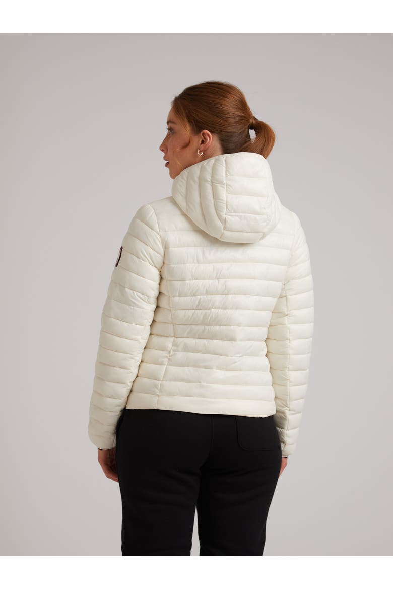 Satell1Te Padded Hooded Jacket, Alternate, color, VINTAGE WHITE