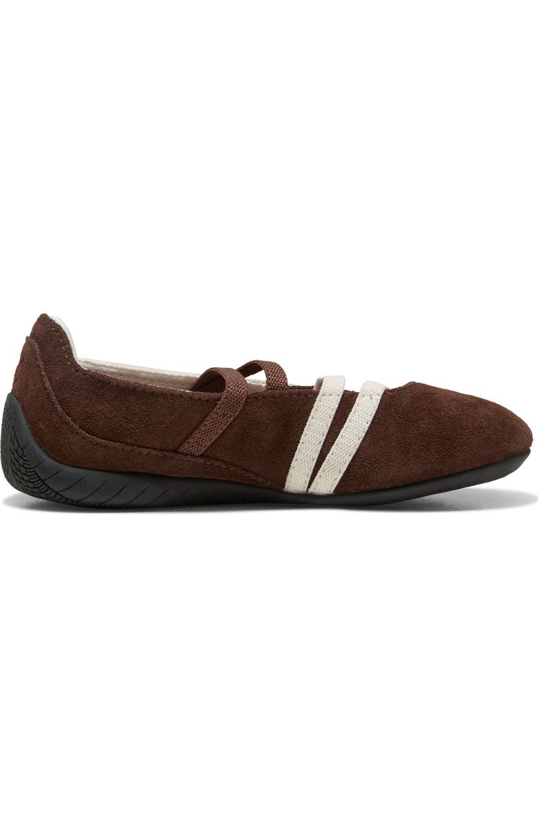 PUMA Kids' Speedcat Ballet Sneaker, Alternate, color, Chestnut Brown/ Warm White