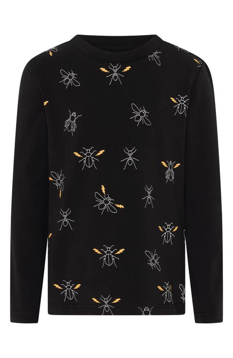 Kids' Creepin' it Real Long Sleeve Graphic T-Shirt (Toddler & Little Kid)