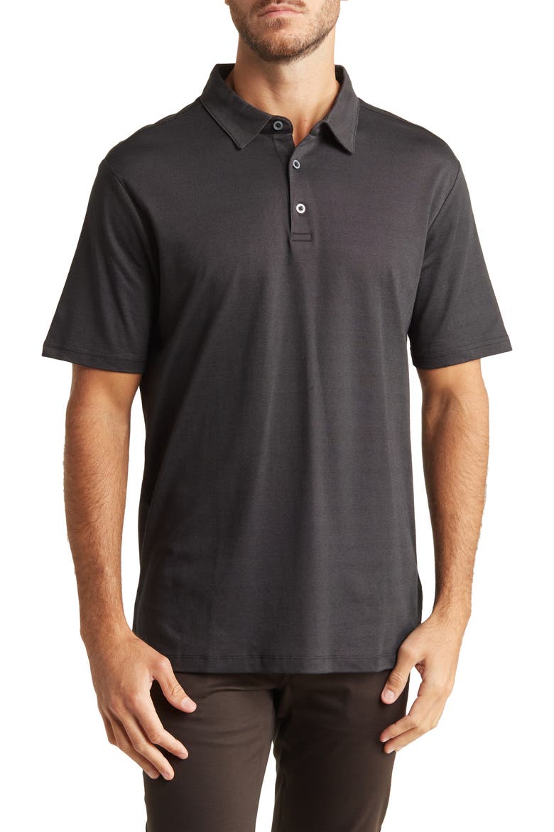 River Valley Polo, Main, color, BLACK