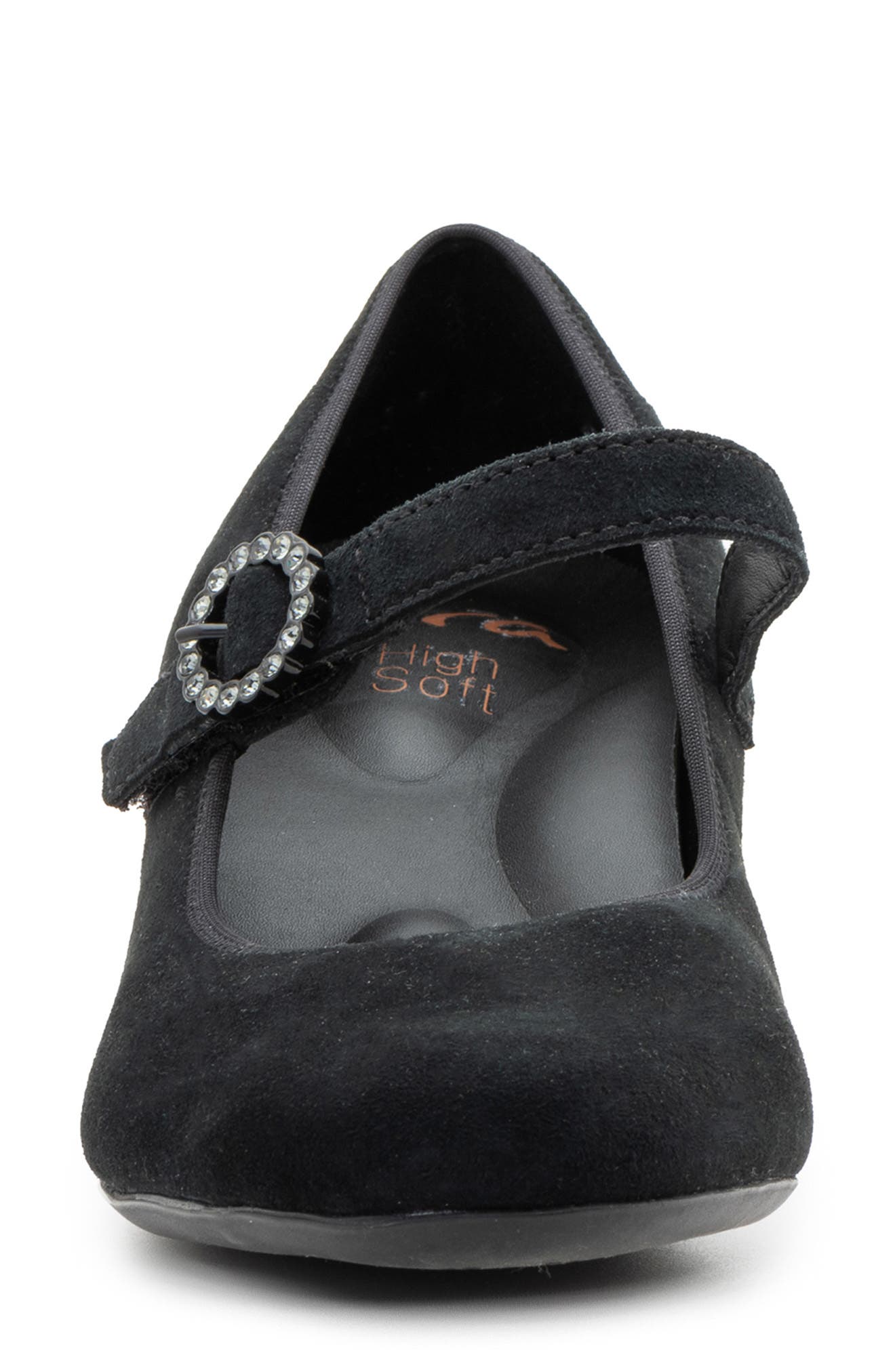 ara Novelle Mary Jane Pump, Alternate, color, Black