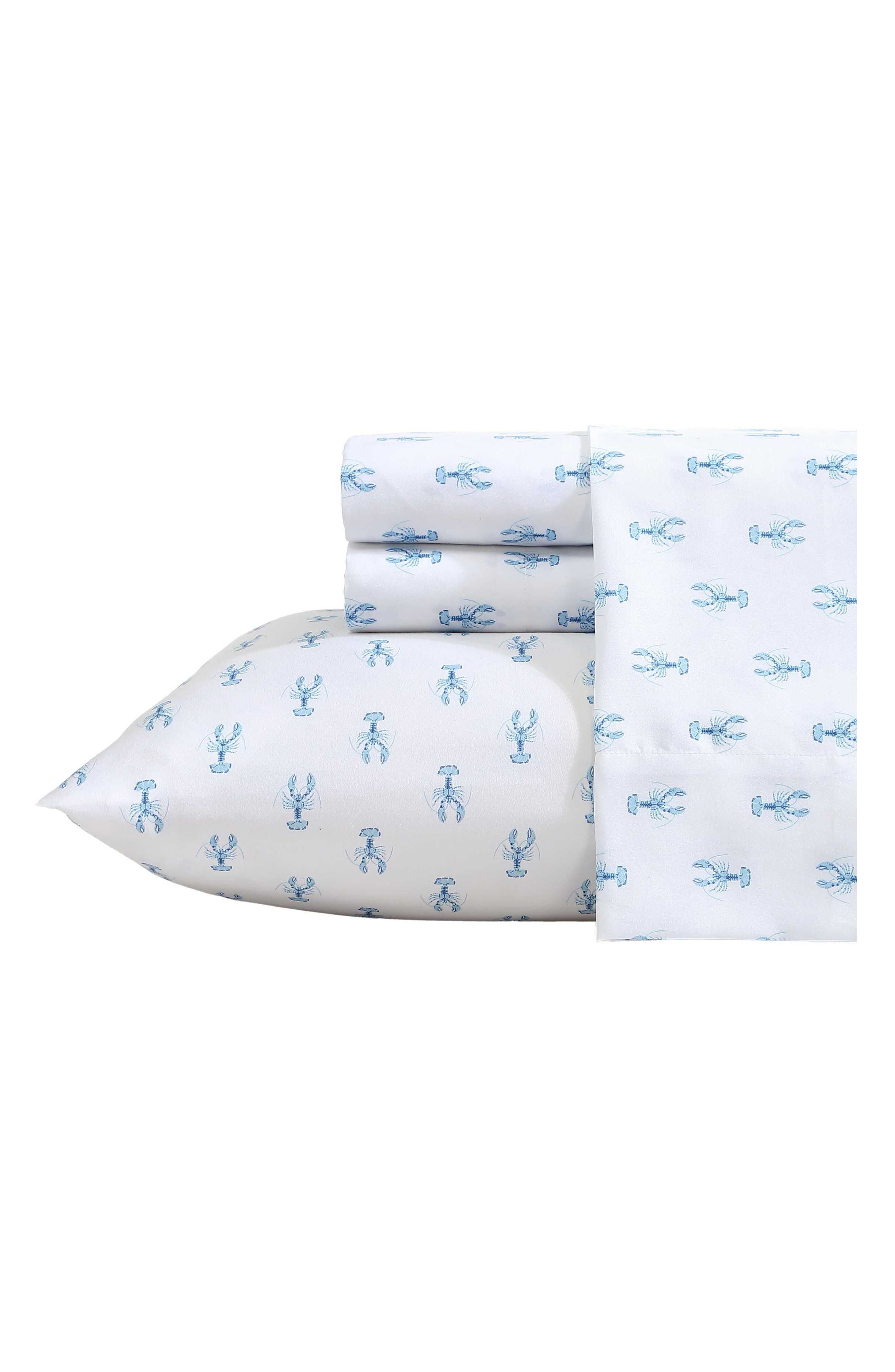 Nautica Nantucket Lobster Print Microfiber Sheet Set