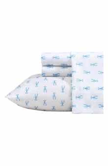 Nautica Nantucket Lobster Print Microfiber Sheet Set
