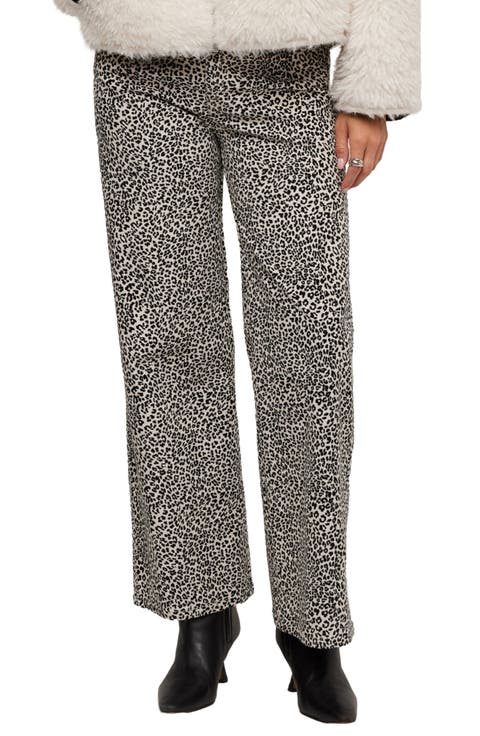 Livvy High Waist Wide Leg Corduroy Pants