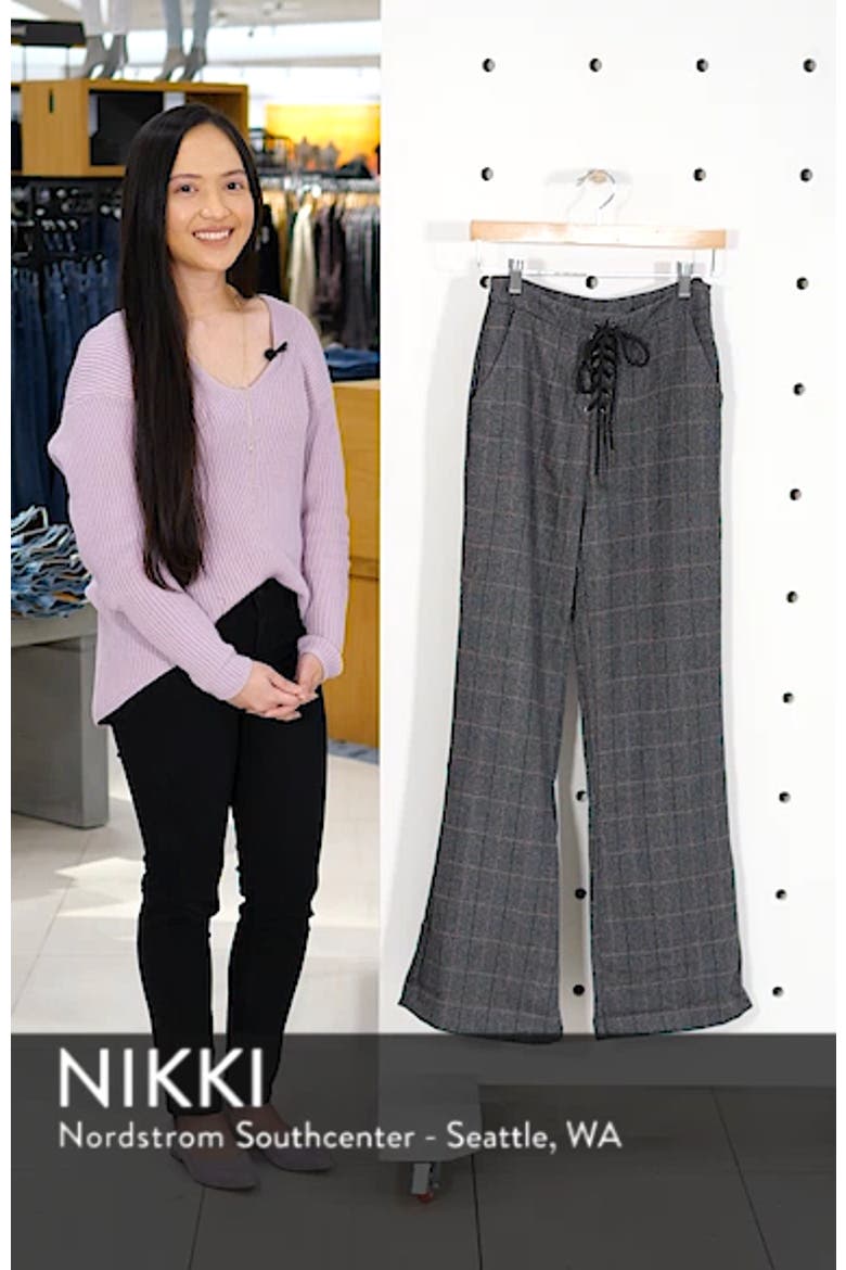 Lyra Plaid Stretch Pants video