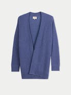 Gobi Cashmere Ajour Knit Open front Cardigan