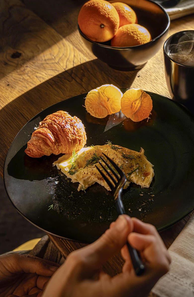 Fortessa Heirloom 16-Piece Dinnerware Set, Alternate, color, Charcoal