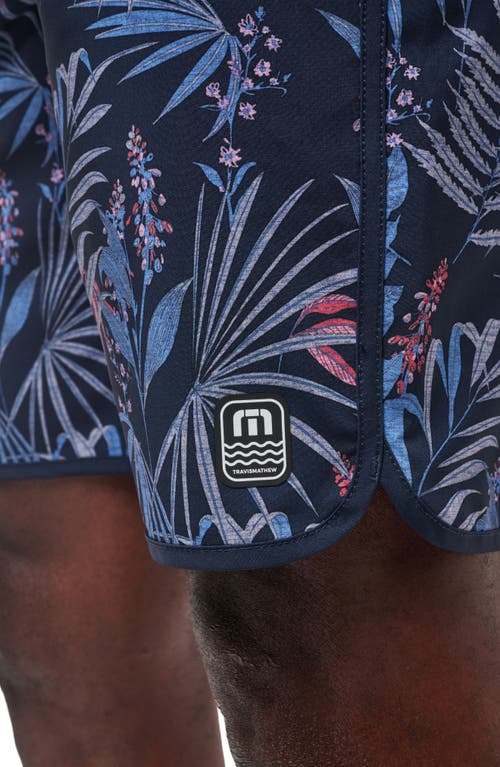 Travismathew Cool As A Coconut Board Shorts In Total Eclipse