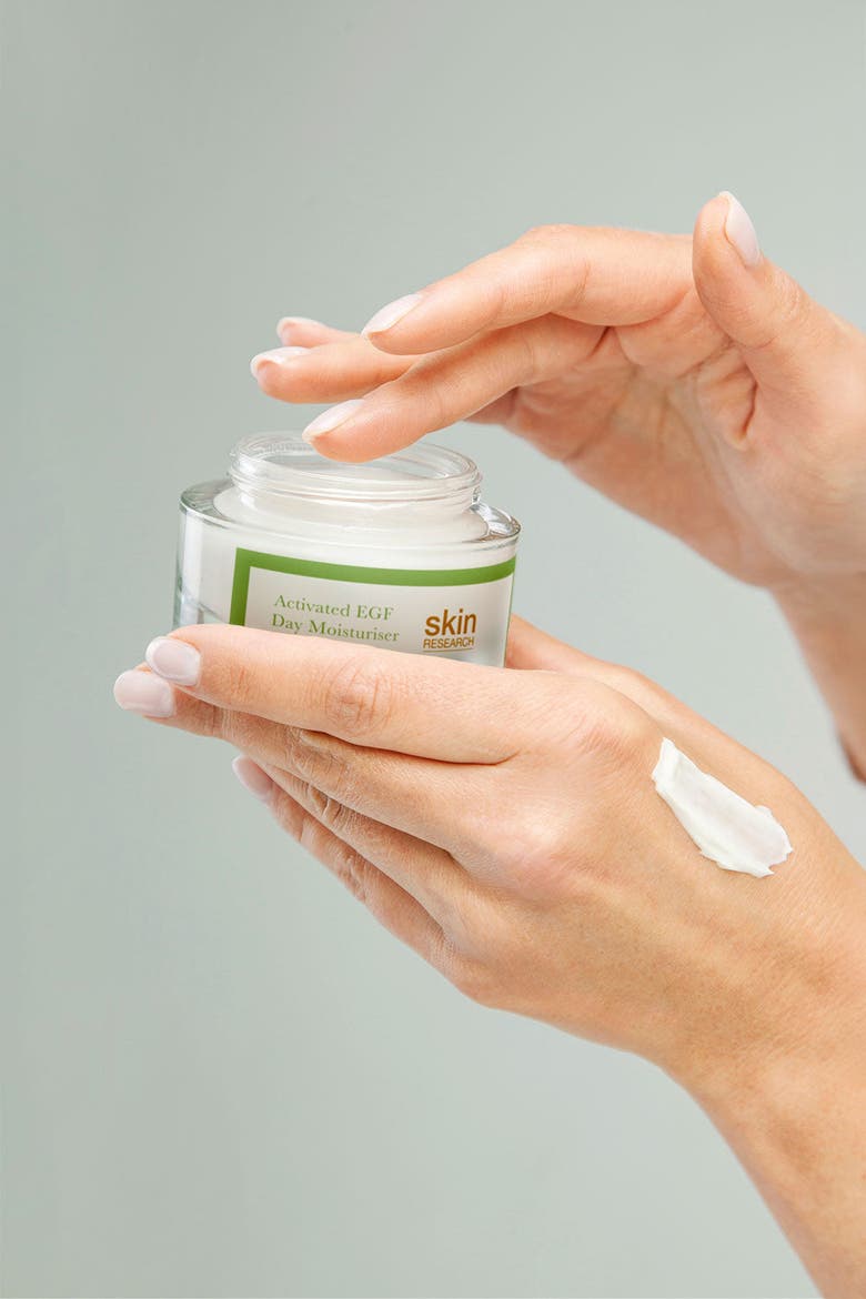 Activated EGF Day Moisturizer 50ml for Loss of Firmness, Fine Lines & Wrinkles, Alternate, color, White
