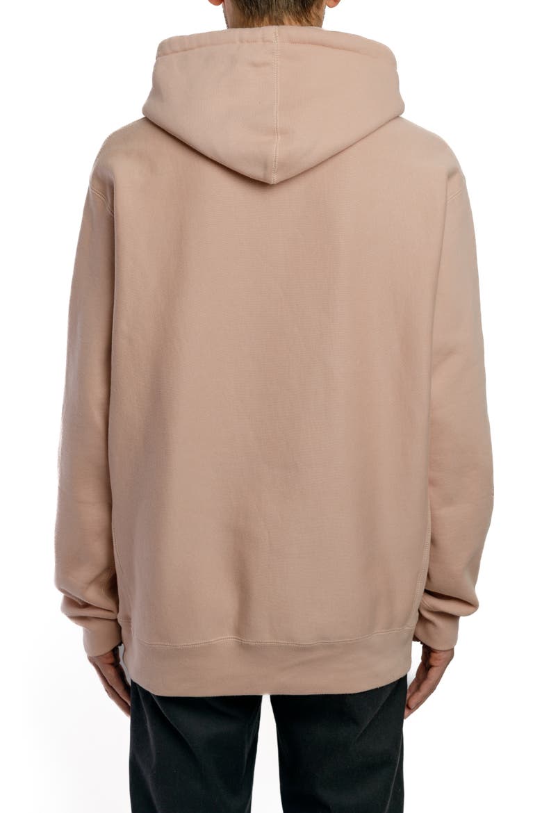 Dead Flowers Heavyweight Hoodie, Alternate, color, Dusty Pink