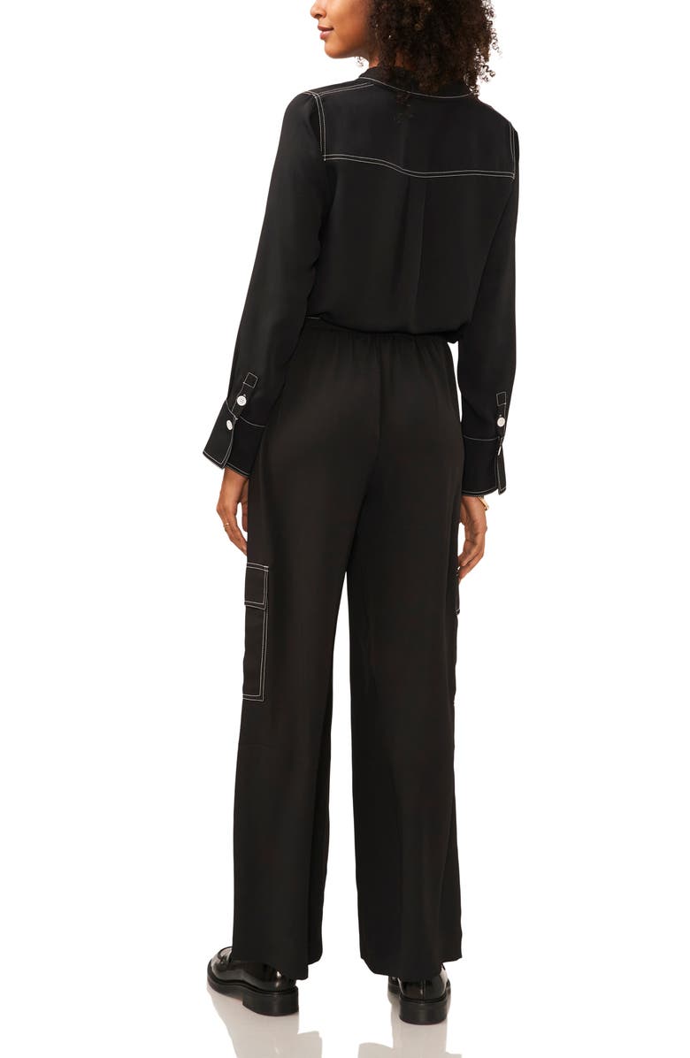 Vince Camuto Wide Leg Cargo Pants, Alternate, color, 