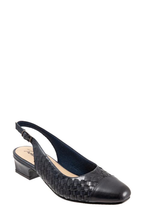 Dea Woven Slingback Pump (Women)