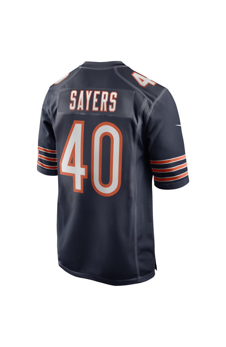 Nike Men's Nike Gale Sayers Navy Chicago Bears Game Retired Player Jersey, Alternate, color,