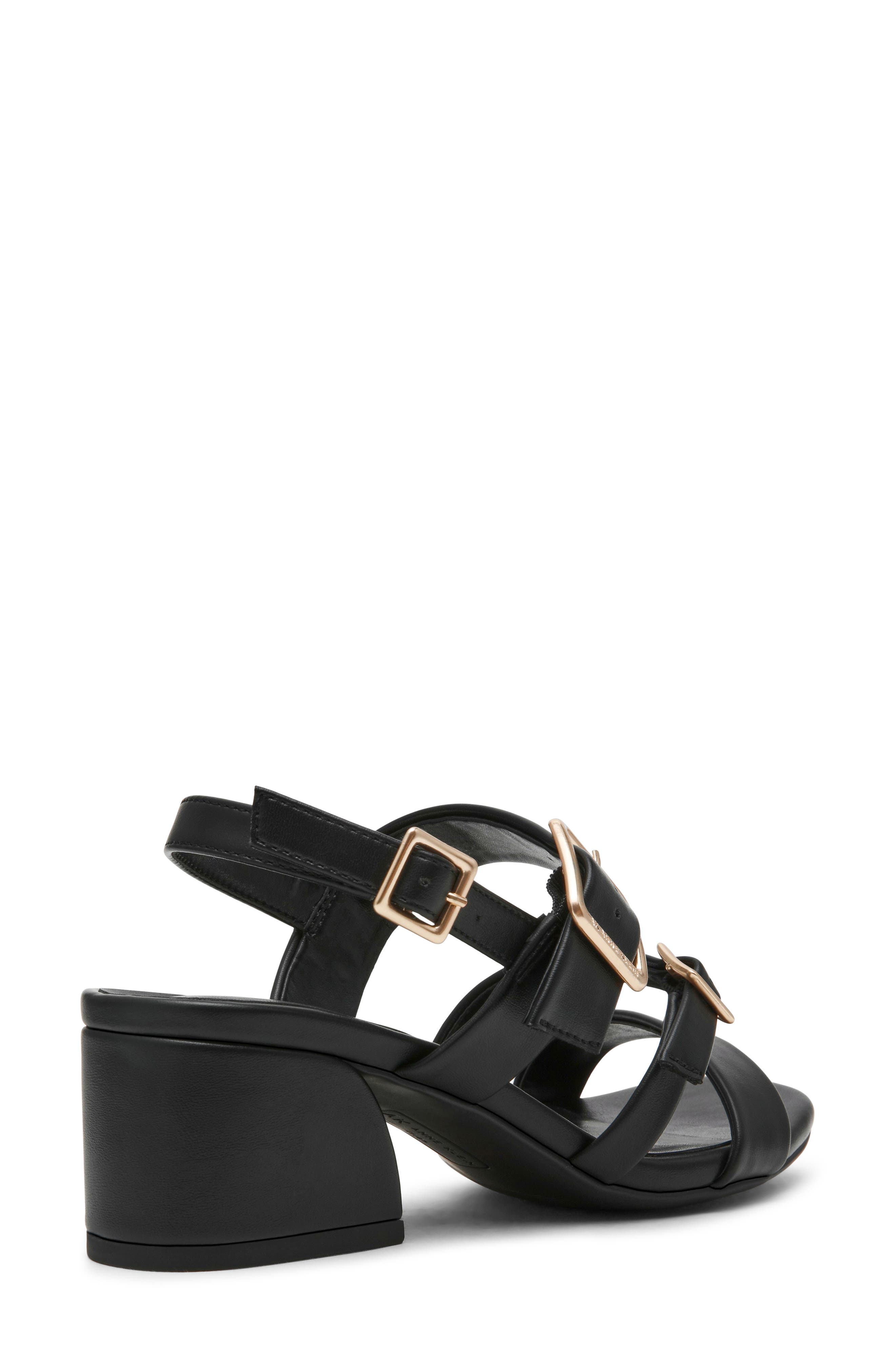 Monira Sandal, Alternate, color, BLACK PU