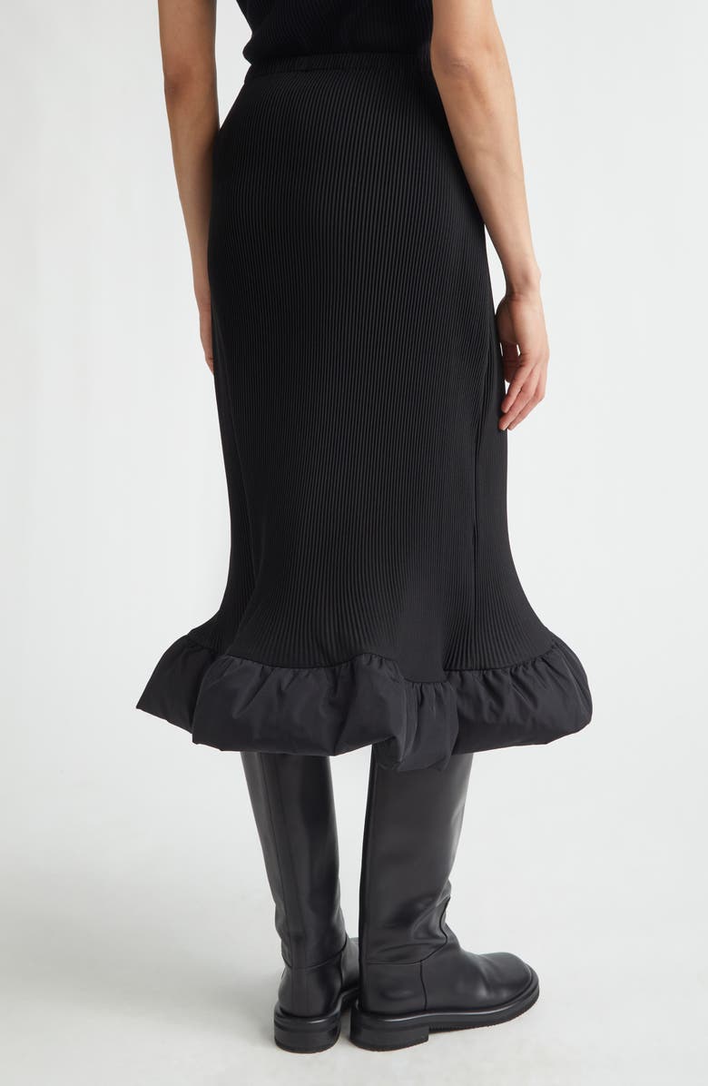 MELITTA BAUMEISTER Puffle Ripple Midi Skirt, Alternate, color, Black