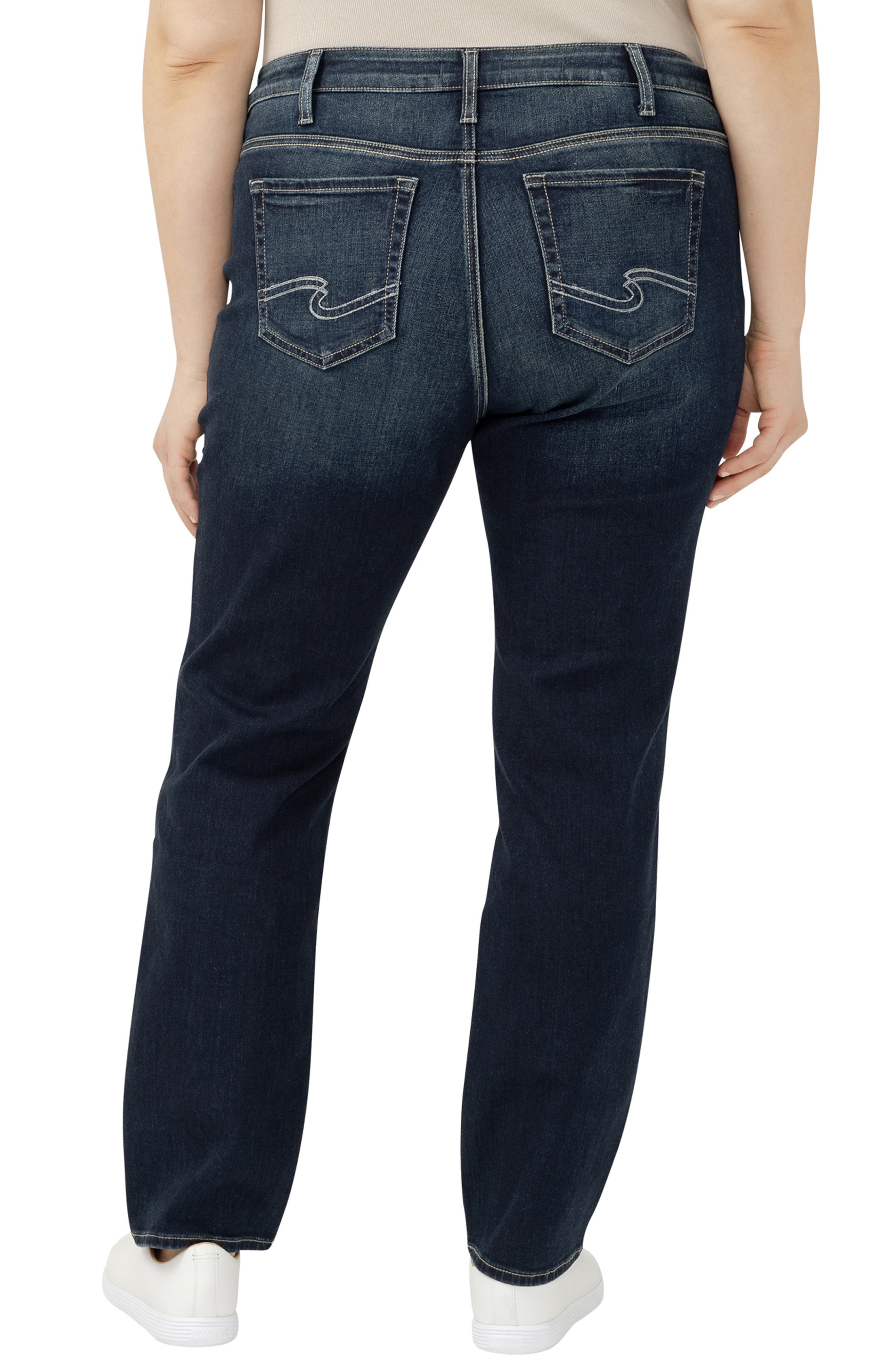 Elyse Mid Rise Straight Leg Jeans - image 2