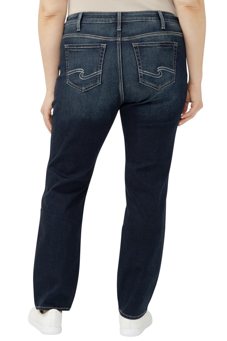 Elyse Mid Rise Straight Leg Jeans, Alternate, color, ROSEMEAD