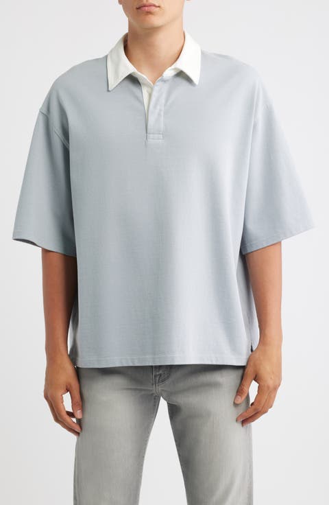 Cotton Half Placket Rugby Polo