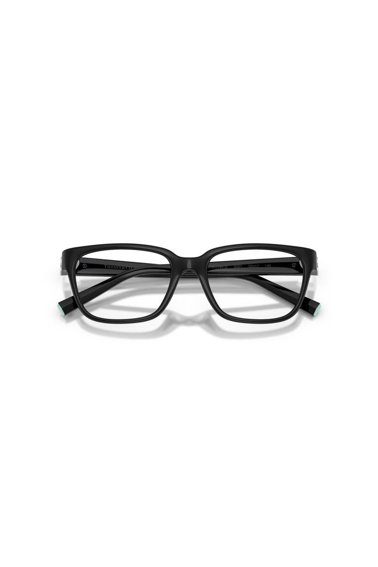 52mm Rectangle optical glasses, Alternate, color, Black
