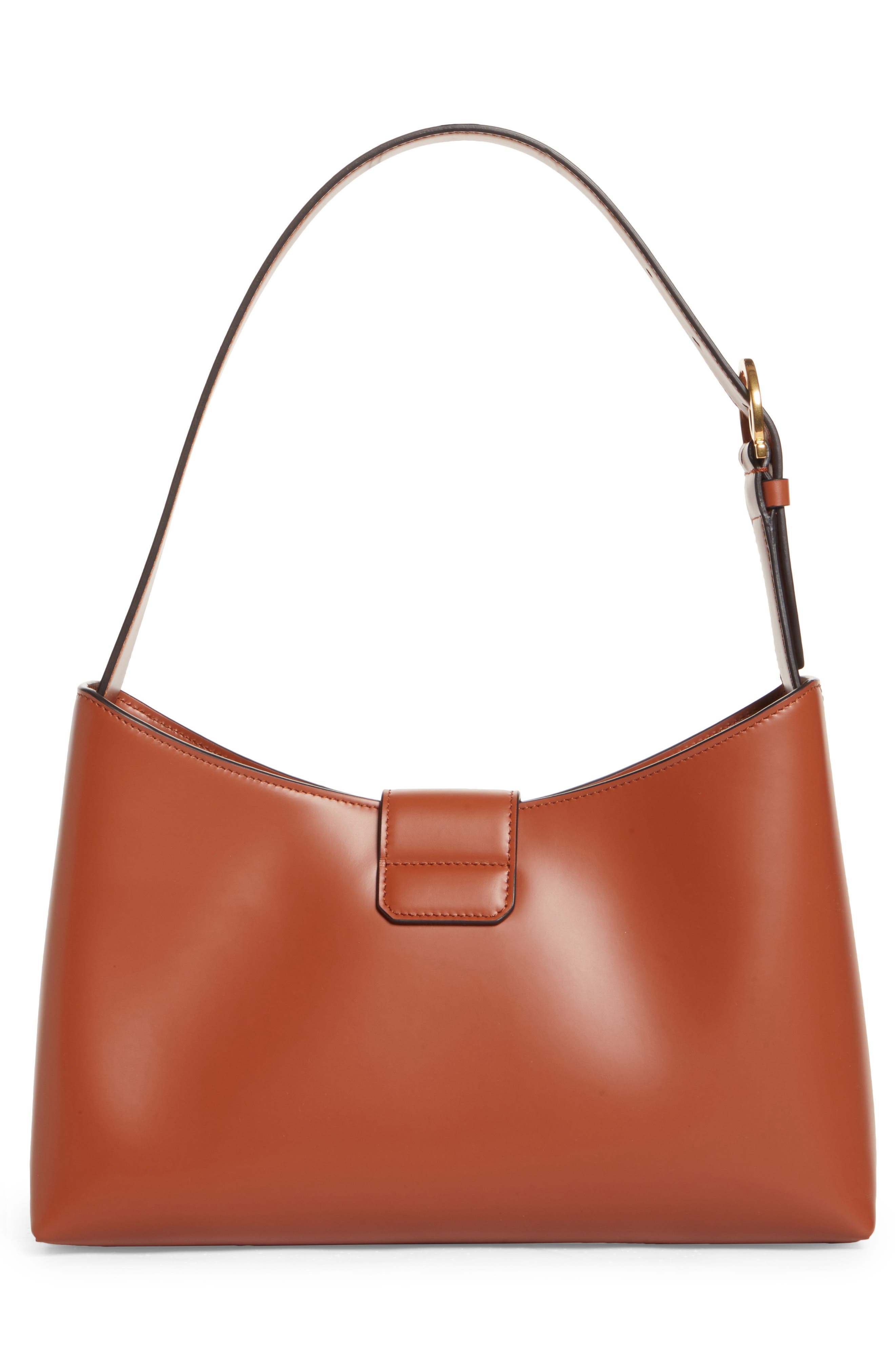 FERRAGAMO Trifolio Leather Shoulder Bag, Alternate, color, 