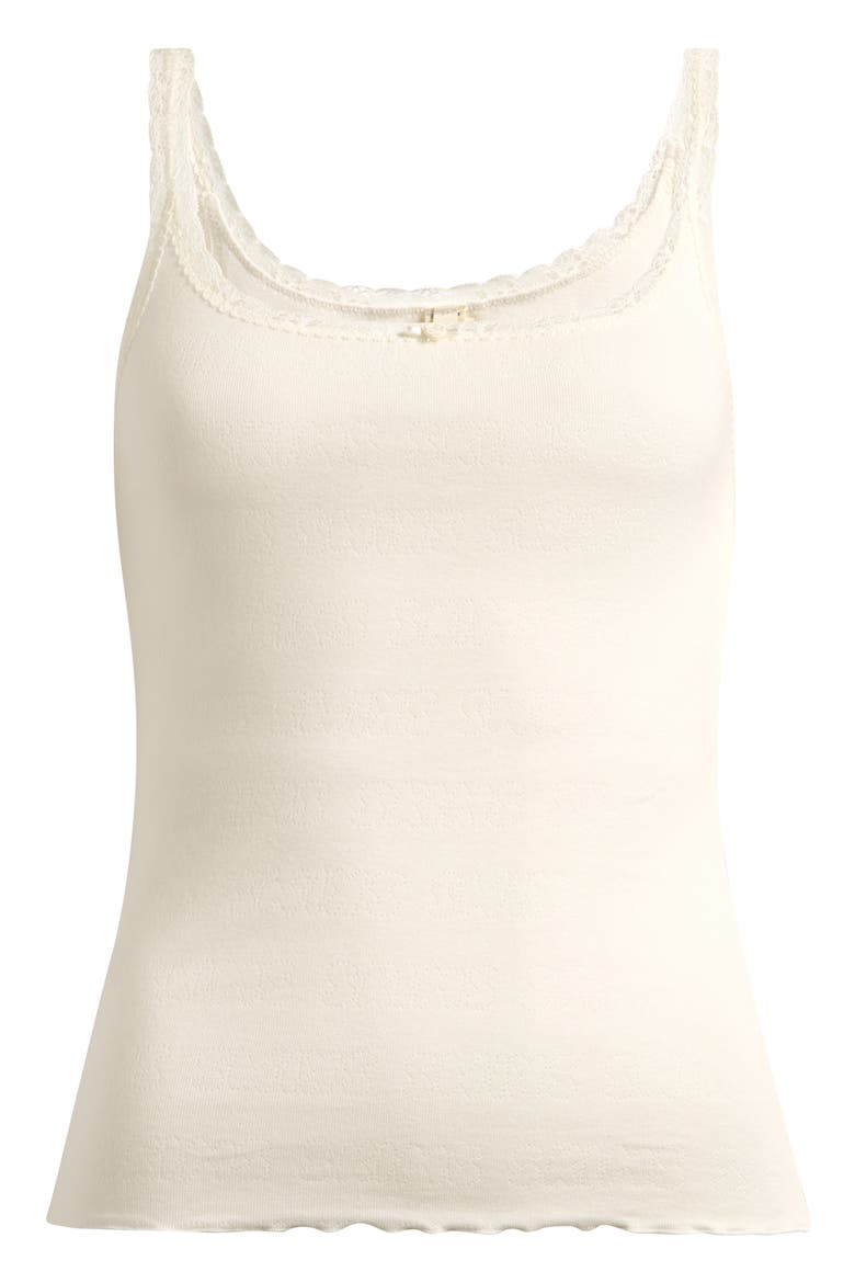 Pointelle Cami, Main, color, IVORY