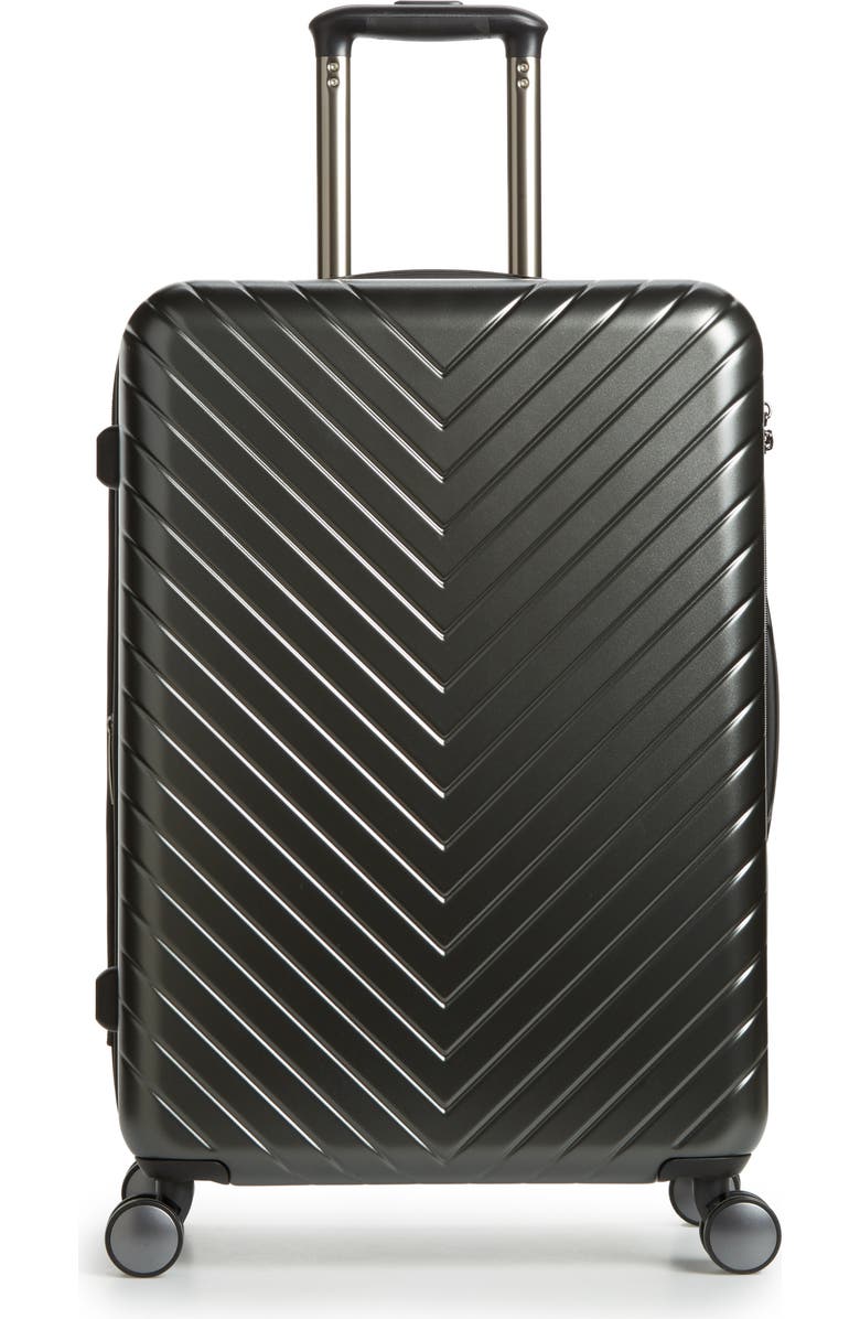 Nordstrom Chevron 25-Inch Spinner Suitcase, Main, color,